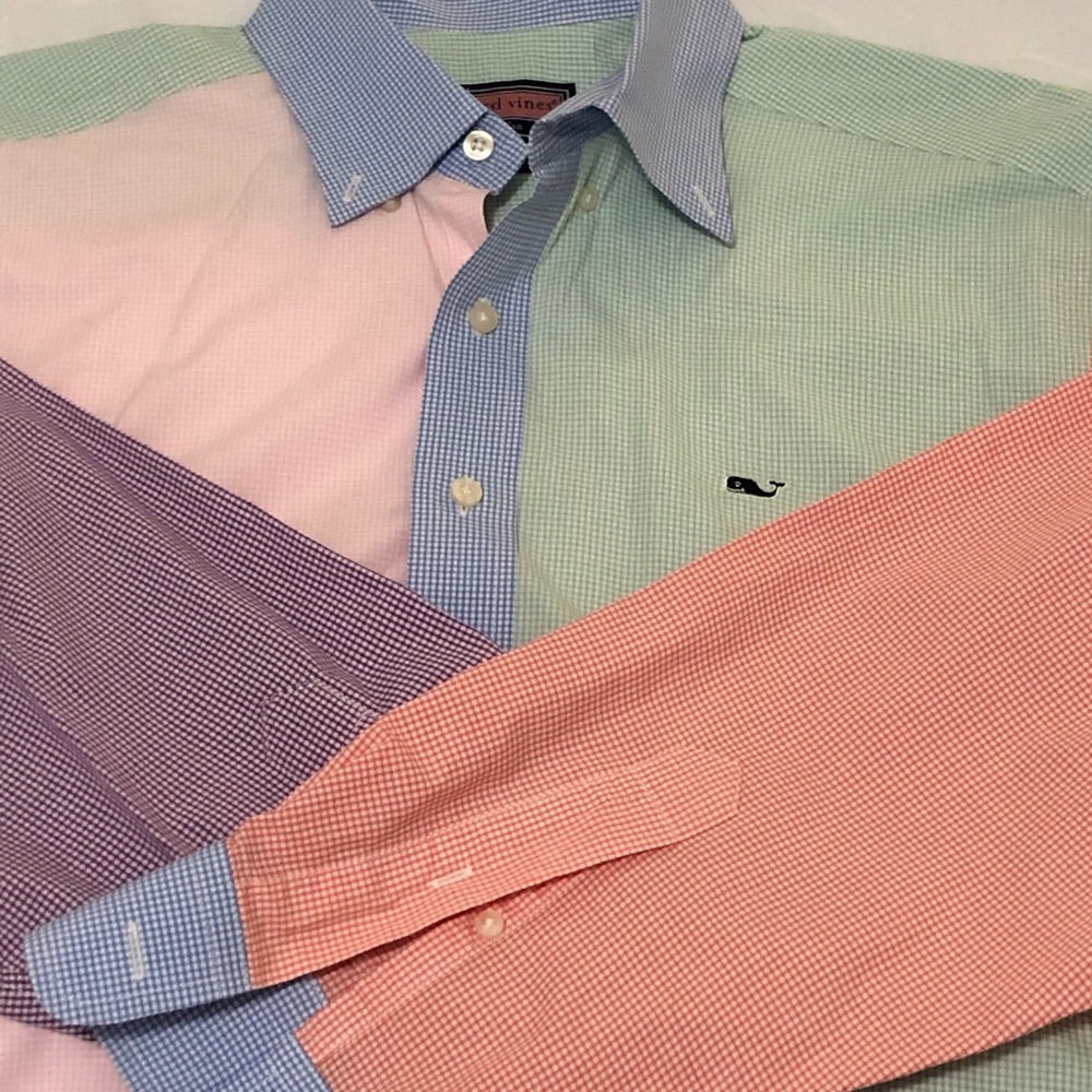 Vineyard Vines whale party shirt